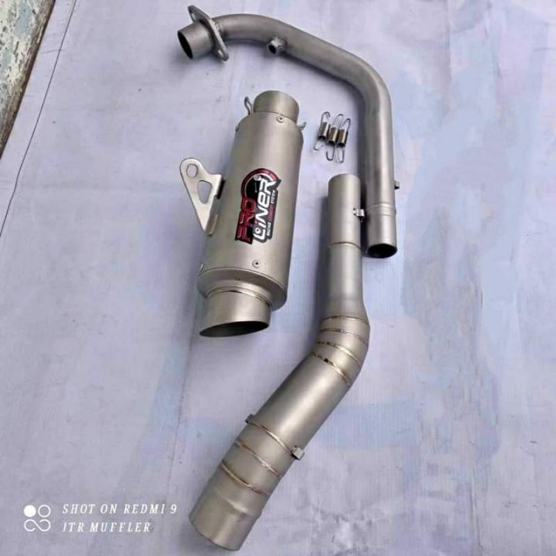 Knalpot Proliner  Sandblasting Satria fu R15 V1 V2 Scorpion,Vixion