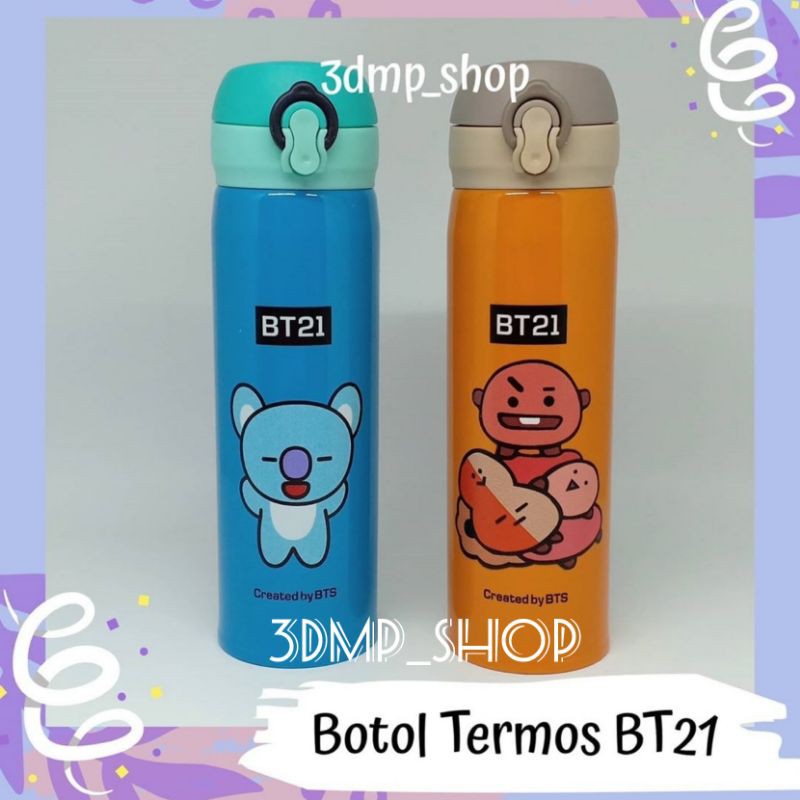 Botol Termos BT21 cooky van tata chimmy koya