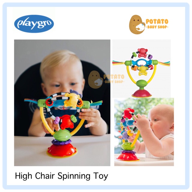 Playgro - Highchair Spinning Toy mainan kursi makan