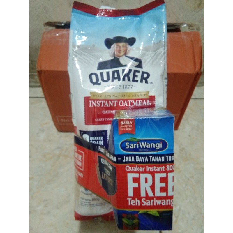 

Oatmeal Quaker 800gr Free Teh Sari Wangi