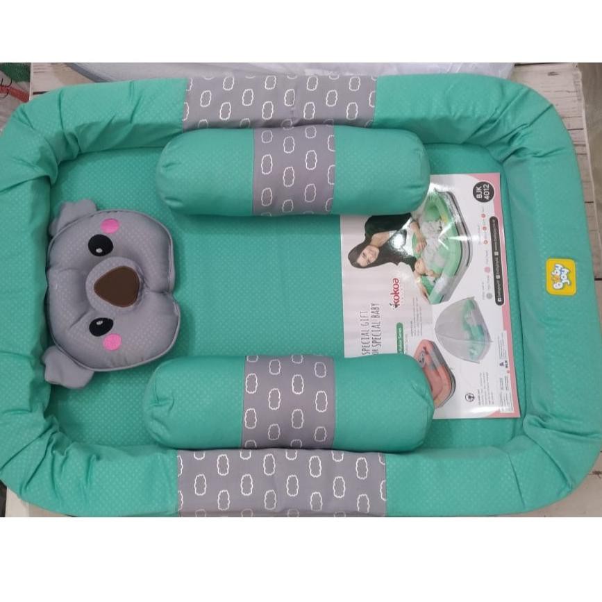 Promo !! Baby Joy Kasur Bayi Kolam + Kelambu Kokoa Series Bjk 4012 - kasur kelambu baby joy series kokoa