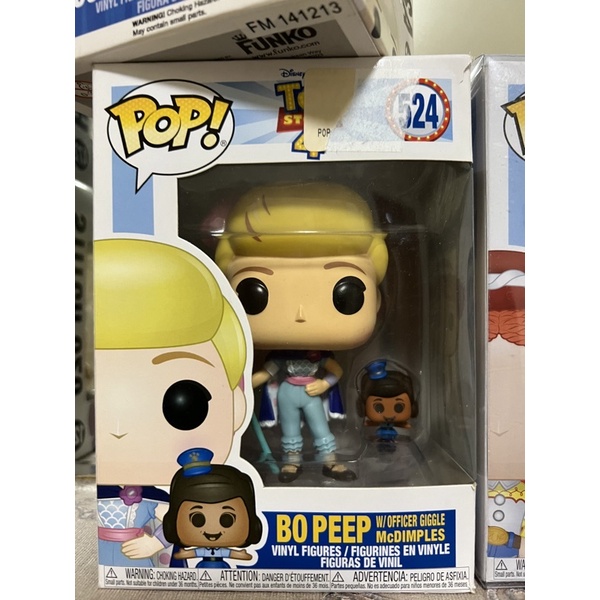 Funko Pop Toy Story 4 Bo Peep with Officer Giggle McDimples