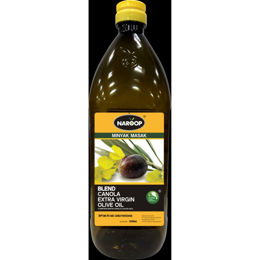 

Naroop Blend Canola Extra Virgin Olive Oil 1L Minyak Goreng Sehat Limited