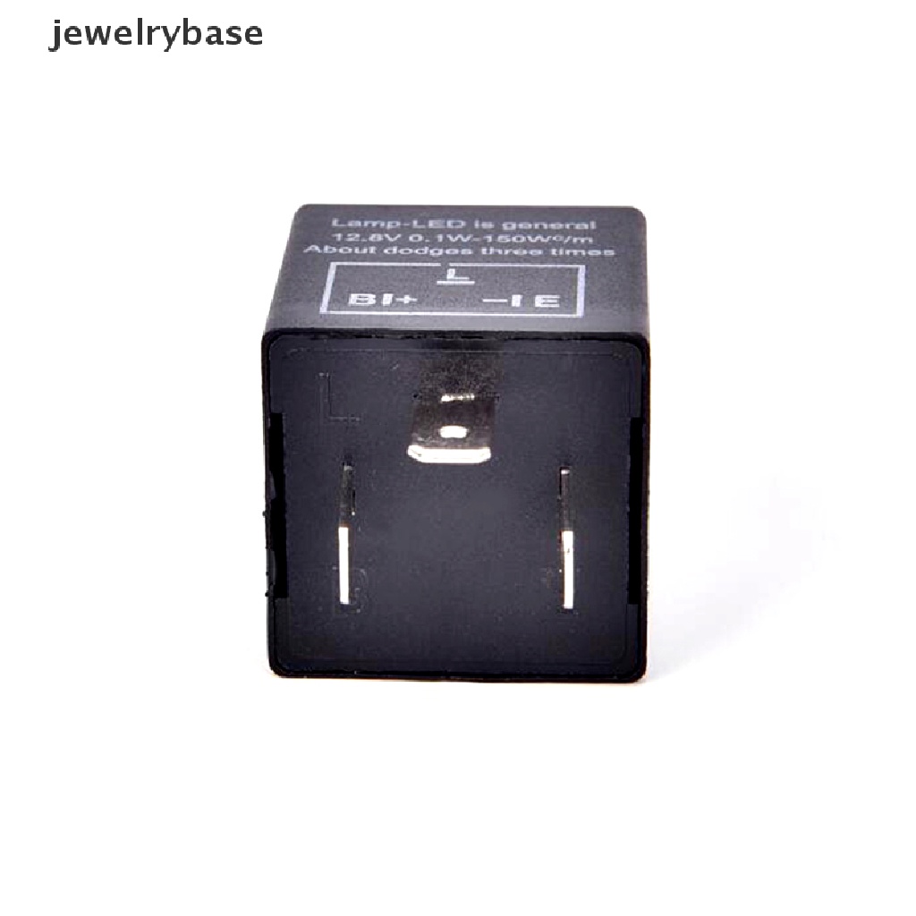 (jewelrybase) Relay Flasher Lampu Sein LED 12V 3-Pin Untuk Mobil CF13