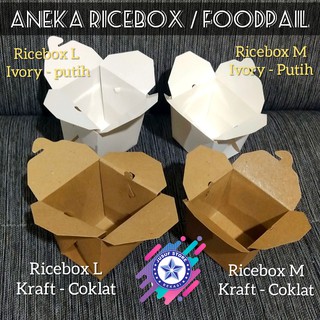 Image of Rice box Paper / Paper Rice box / Food Pail