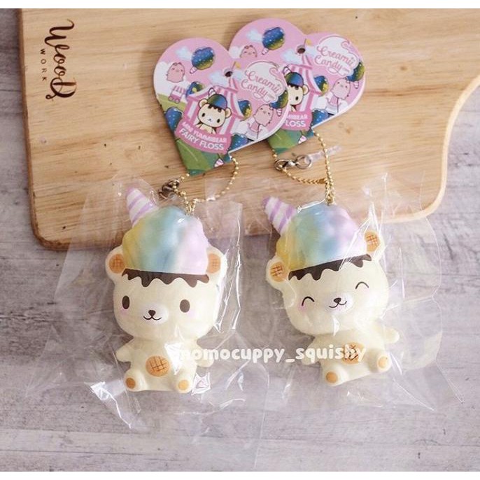 PROMO SQUISHY LICENSED MINI YUMMIBEAR FAIRYFLOSS BY CREAMIICANDY (ORI)