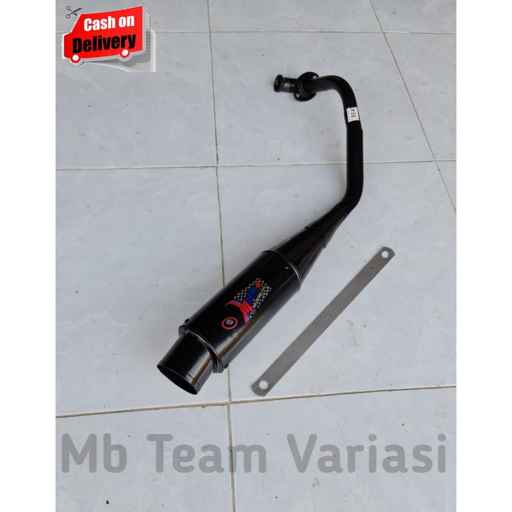 KNALPOT RACING BEAT POP MBR TOPI BLACK