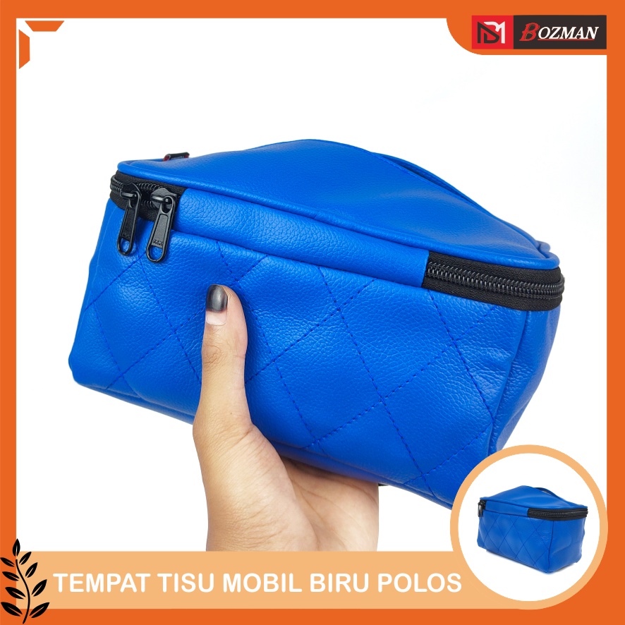 Kotak Tempat Tissue Mobil Bahan Kulit Multifungsi PU Leather Souvenir