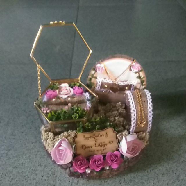 Tempat Cincin /terarrium Ringbox /ringbearer/ Tempat Maskawin/tempat Cincin Rustic /terarrium Rustic
