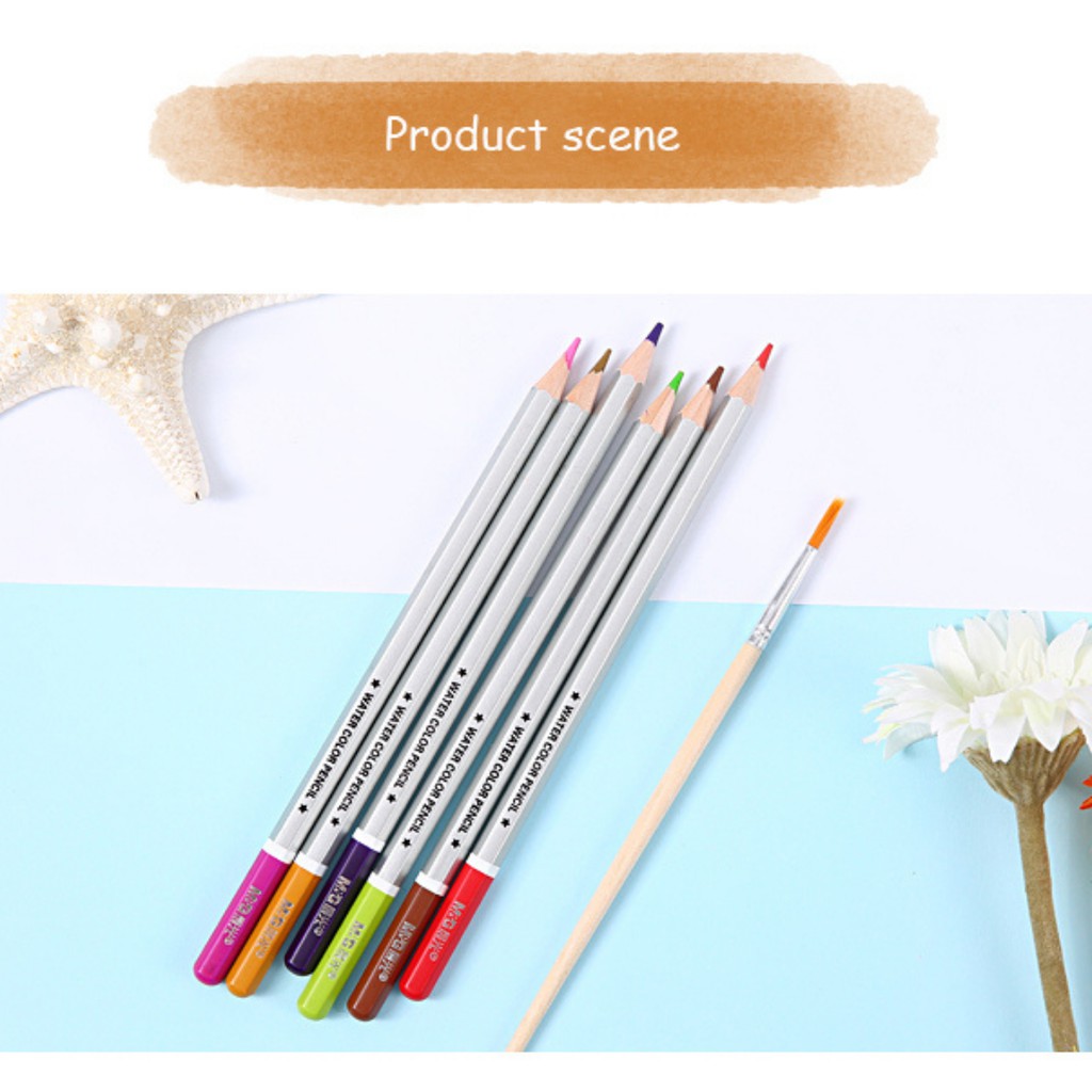 

Watercolor Pencils 48 Warna M&G Gratis Kuas Produk Import