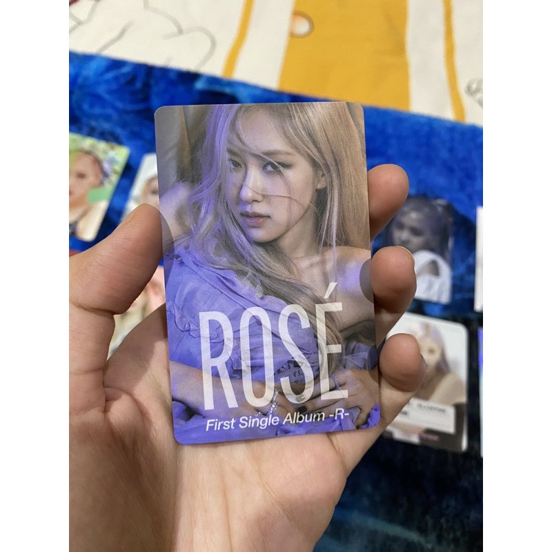 Rose photocard blackpink rosé pc vibe card benefit ktown4u mise en scene album -R- lisa jennie jisoo