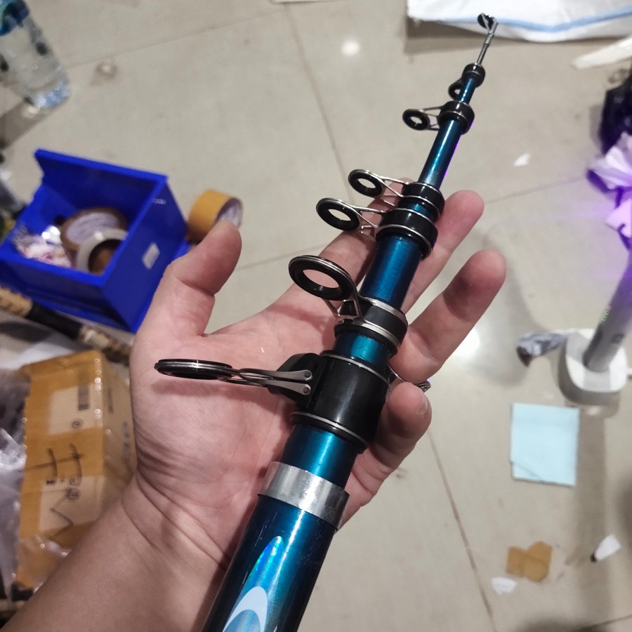 joran antena surf xenon 420 cm magic rod biru