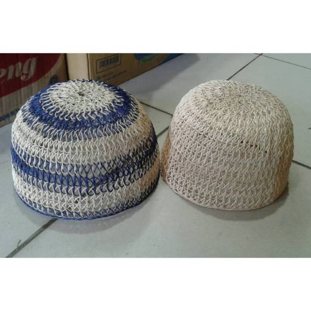 Kopiah rotan bulat