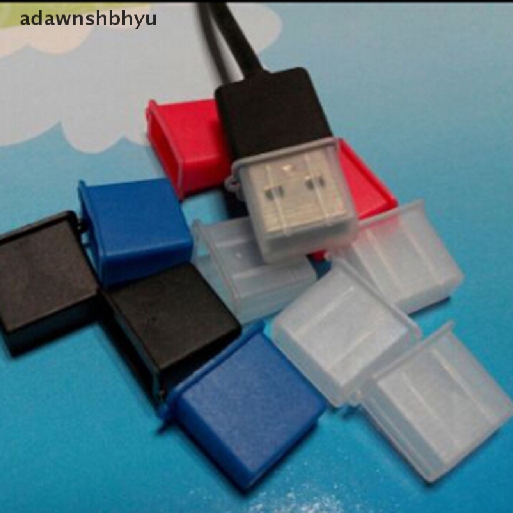 Adawnshbhyu 10Pcs Baru USB Type A Male Anti-Debu Plug Stopper Topi Penutup Pelindung