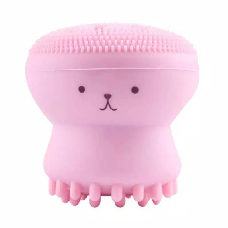 OCTOPUS /DOLPHIN Sikat Wajah Pembersih Make Up Gurita/ GURITA CLEAN BRUSH /PEMBERSIH WAJAH SILICONE