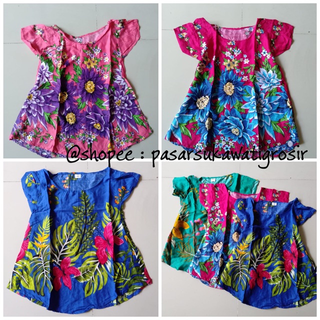 DASTER ANAK | DASTER BALI ANAK MOTIF DAN TIE DYE (PILIH SIZE S/XL)