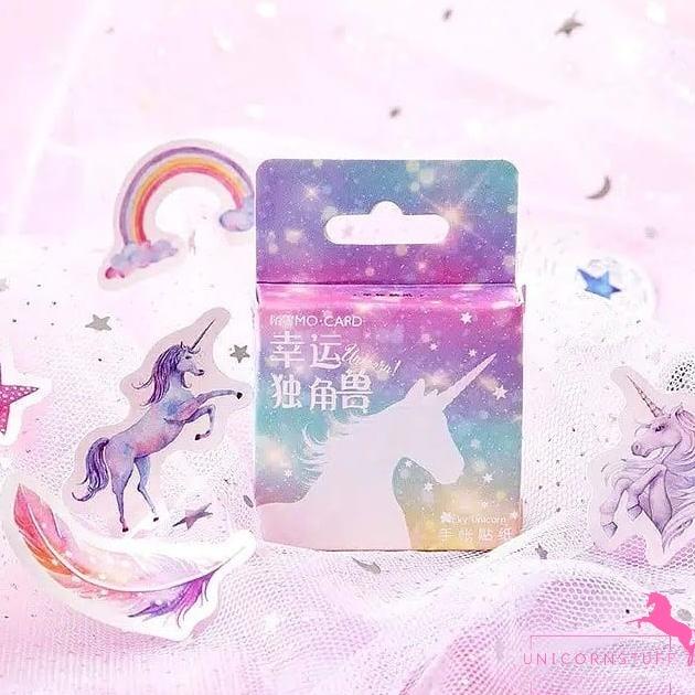 

Sticker Unicorn Sticker Notebook Diary DIY Lucu