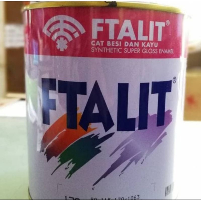 CAT MINYAK BESI KAYU FTALIT ABU ABU GREY/CAT KANSAI 1 KG