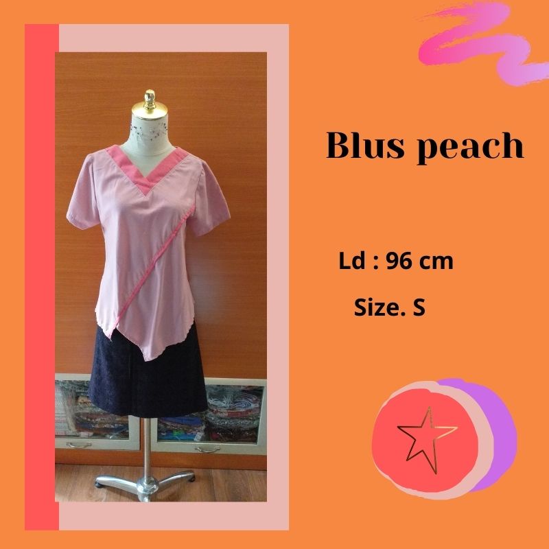 Atasan Wanita Warna Peach