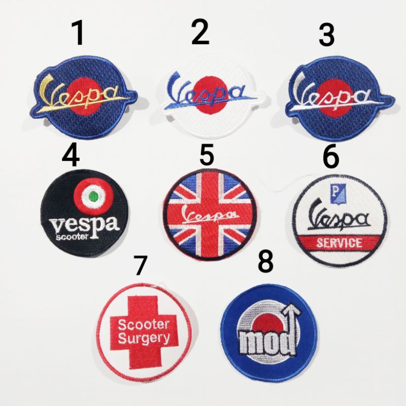 Vespa Patch Bordir Emblem Vespa Keren bordir motor