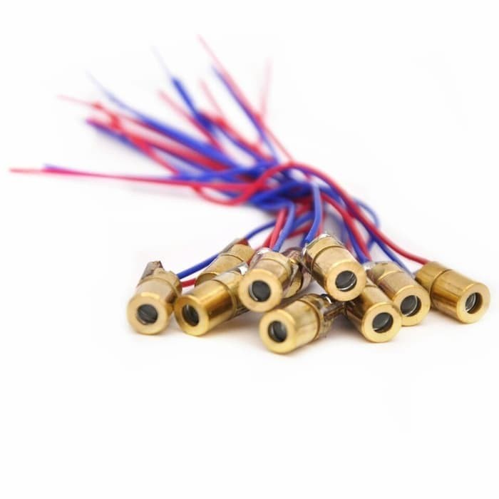 Laser Pointer Dioda 5V 650nm 5mW Diode Module Red Tembaga