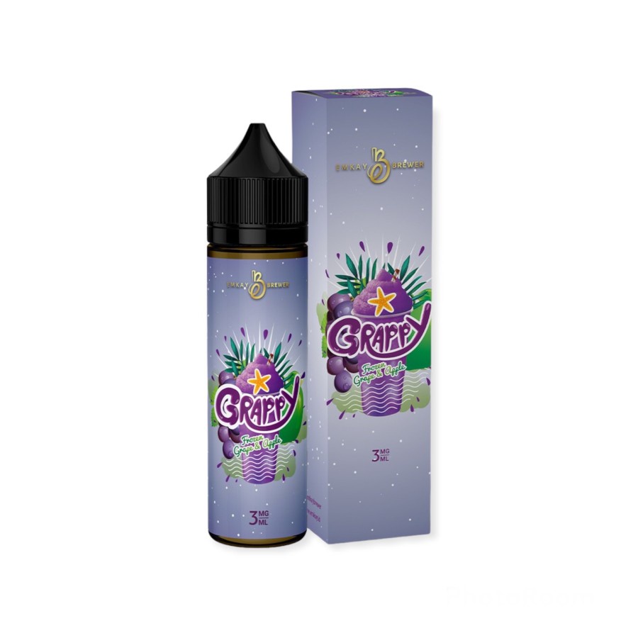 Grappy Frozen Grape &amp; Apple 60ML by Emkay Brewer x CMW Distribution
