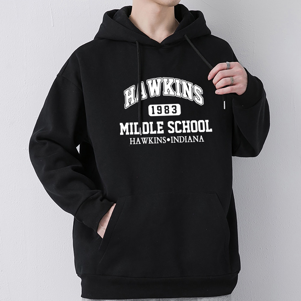 Hoodie Hawkins Indiana - Hot sale Brand stranger things 1983 Jaket Sweater Hawkins