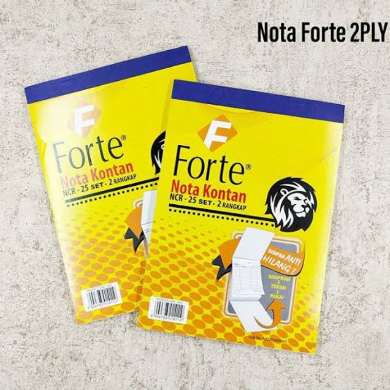 

Nota Kontan Forte 2 ply Kecil