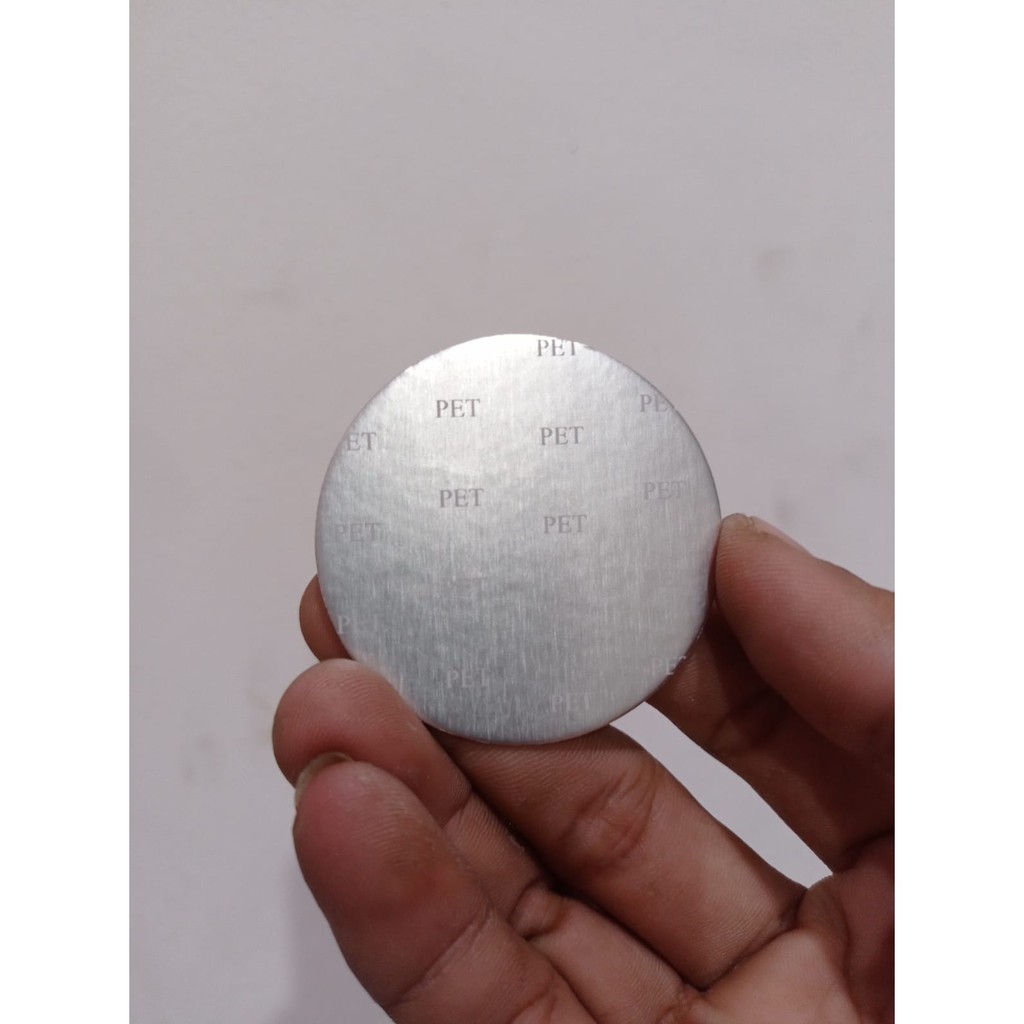 SEGEL SEAL INDUKSI ALUMINIUM FOIL  &amp; SEGEL PLASTIK DIAMETER 53/ 54 / 88 / 98 MM