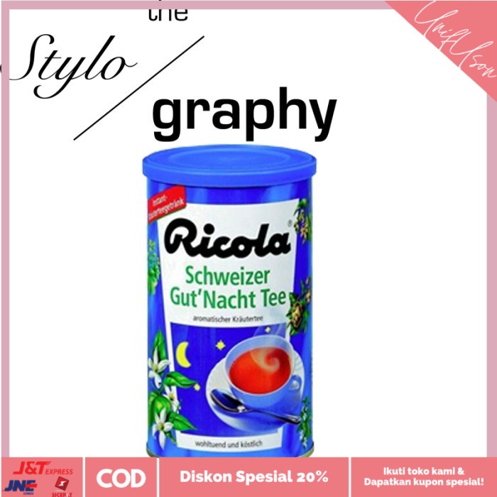 

⭐COD⭐ Ricola Teh Instan Good Night Tea