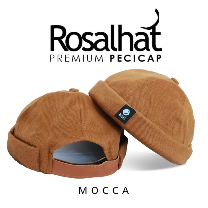Topi Pria PECI CAP MIKI HAT ROSAL ROSALHAT DEWASA TOPI PRIA TOPI MURAH COD - MOCCA, All Size(O0U7) G