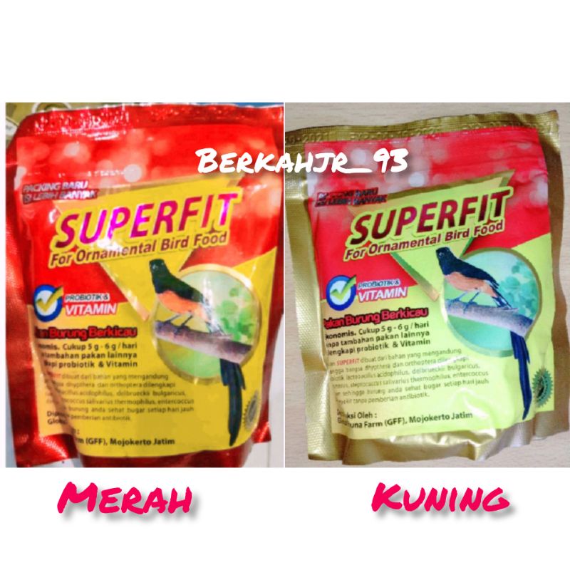 SuperFit RED Pakan Voer Burung Lomba Berkicau