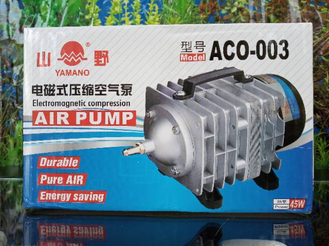 Yamano Air Pump Compressor ACO-003 Pompa Gelembung Aerator Aquarium Kolam Ikan