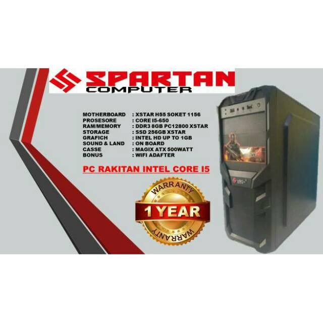 PC RAKITAN CORE I5/SSD/DDR3 KOMPUTER OFFICE COMPUTER TERMURAH KOMPUTER TERLARIS