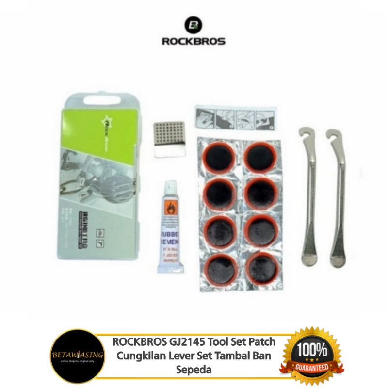 ROCKBROS GJ2145 Tool Set Patch Cungkilan Lever Lem Tambal Ban Sepeda ROCKBROS