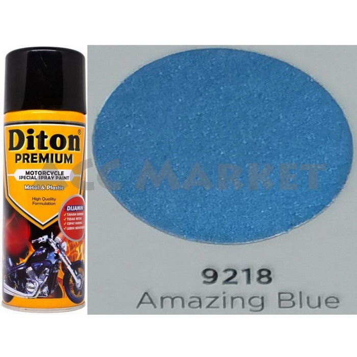 Pilox Diton Premium Pilok Pylox Biru Amazing Blue 9218