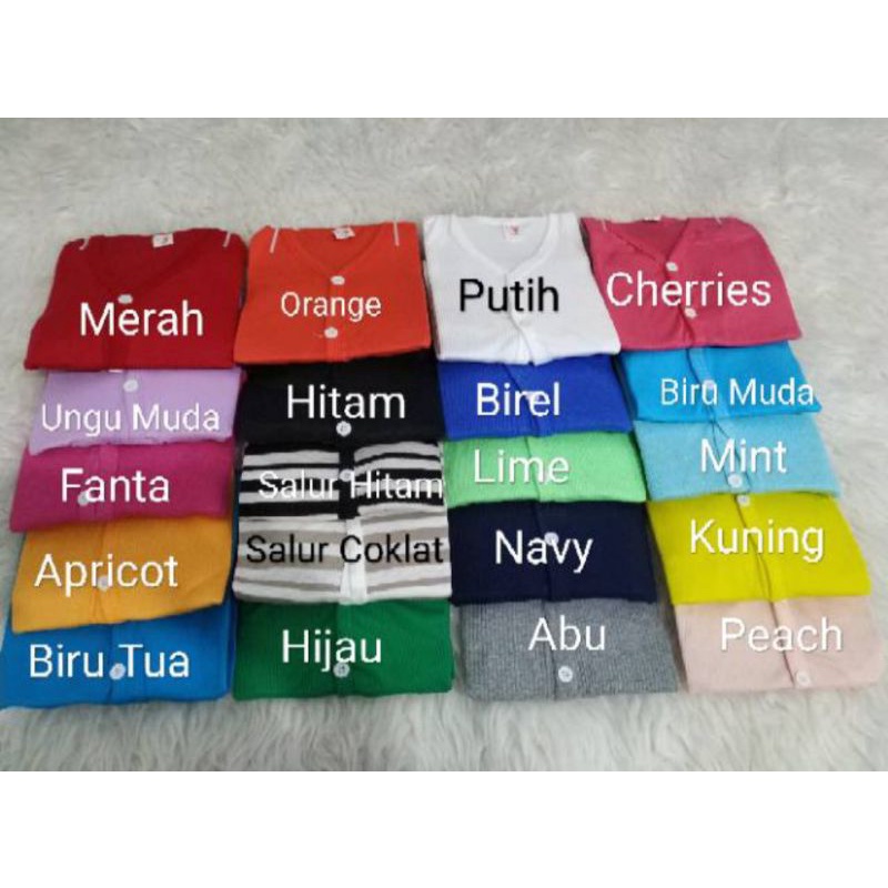 Cardigan Anak cewek cowok Knit Asli Import 0-9 Tahun