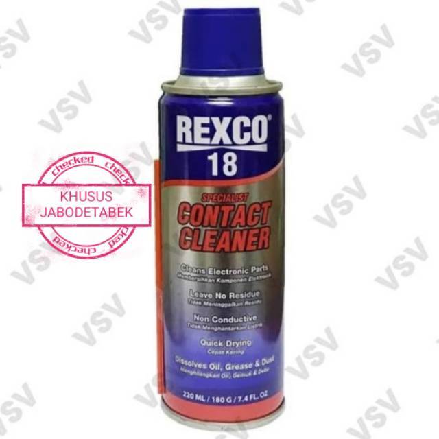 REXCO 18 (220ml) specialist contact cleaner