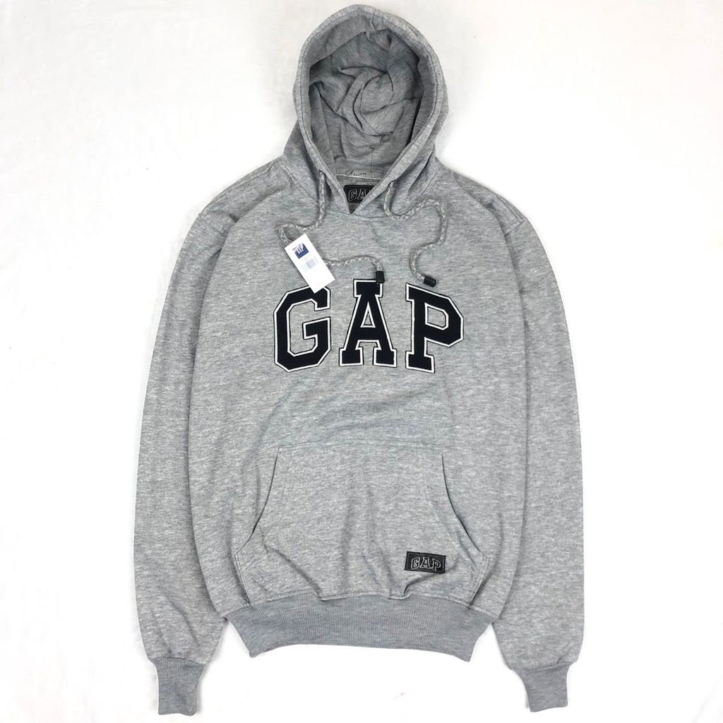 Sweater Hoodie GAP Premium Tulisan Bordir Bahan Fleece Tebal - Jaket Hoodie Distro Pria &amp; Wanita XXL