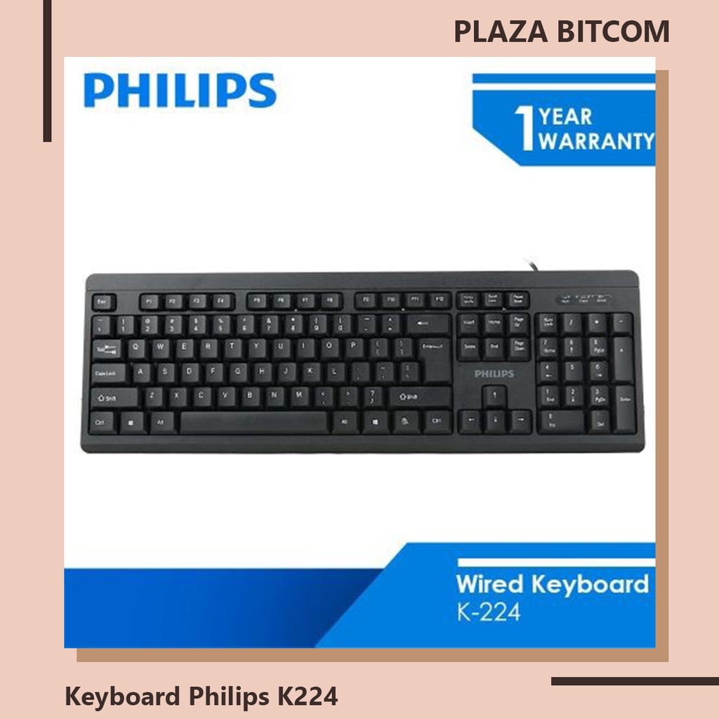 Keyboard Philips K224 | BITCOM PLAZA