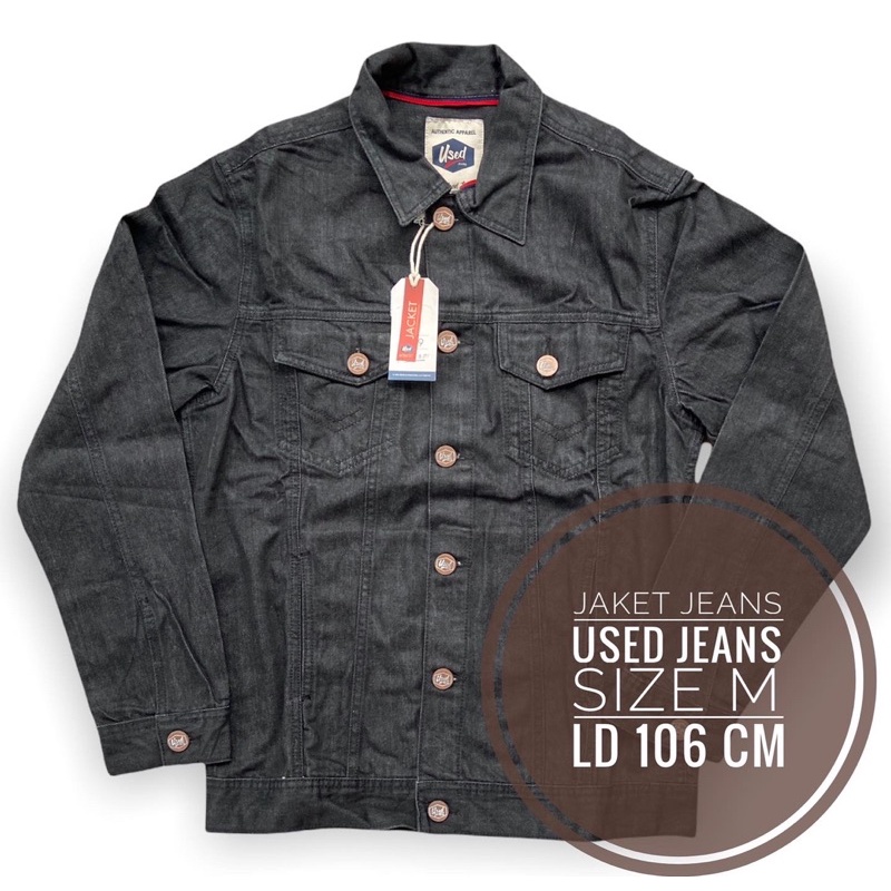 JAKET JEANS MERK USED JEANS / JAKET LEVIS / JAKET DENIM