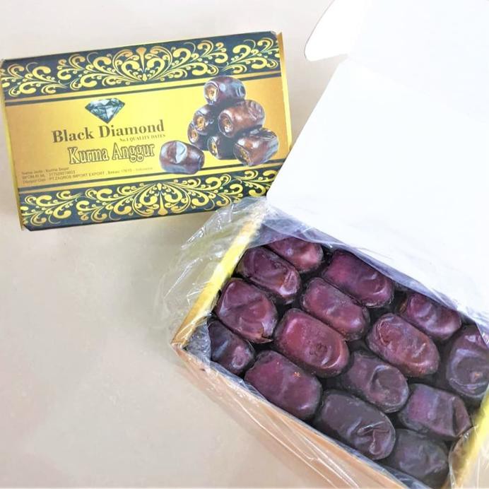 

BLACK DIAMOND KURMA ANGGUR BEST QUALITY 1 BOX 500GR