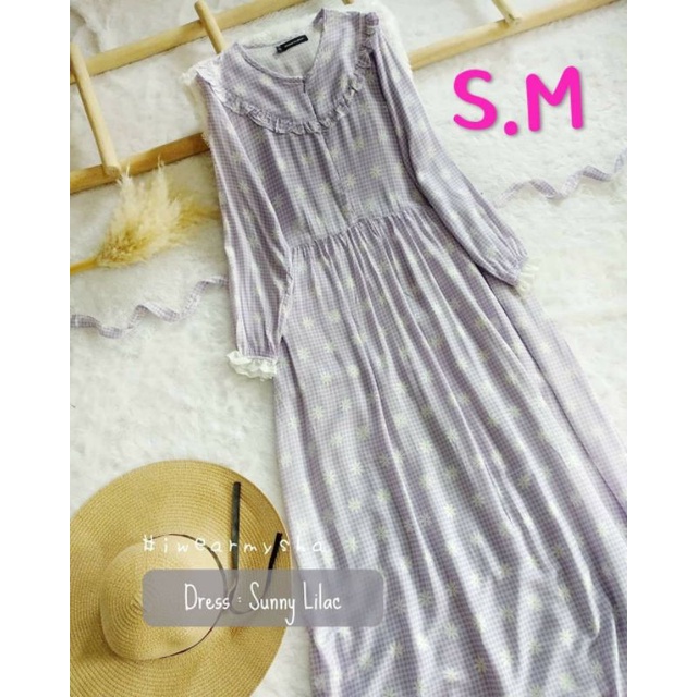 DRESS IWEARMYSHA ORIGINAL SUNNY LILAC