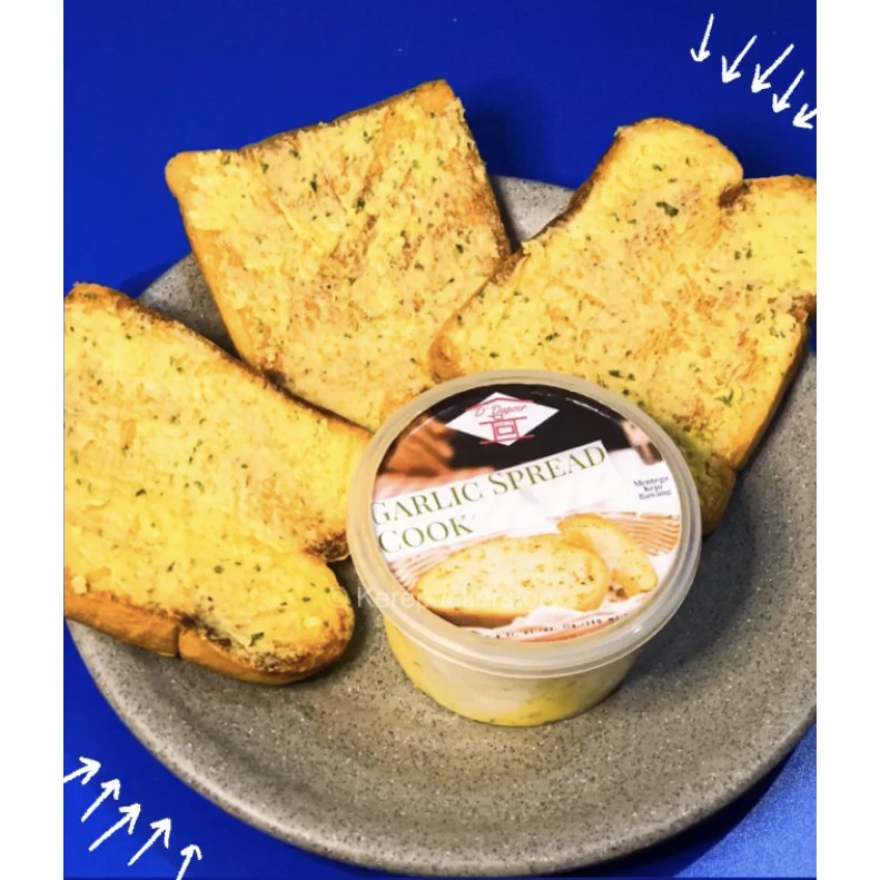 

Garlic Spread Cook, ( Tichen Home Cook ) Mentega Keju Bawang, Cocok 260 gramm Untuk Masak Apa Saja
