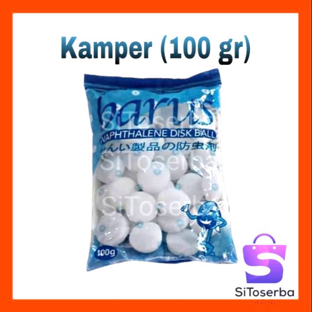 KAMPER BARUS NAPTHALANE 100 GRAM - KAPUR BARUS - KAMPER PUTIH