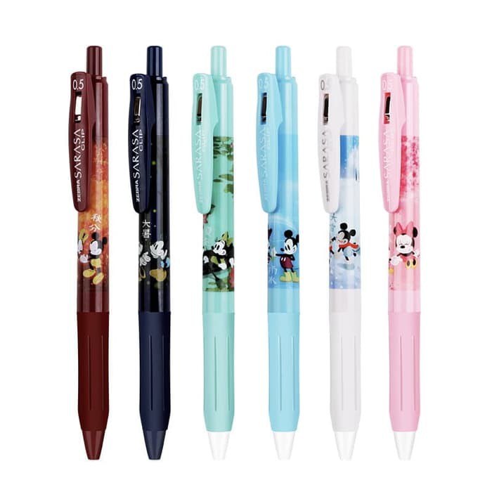 

NEW STOCK PULPEN GEL SARASA DISNEY 4 SEASON LIMITED EDITION 0.5MM