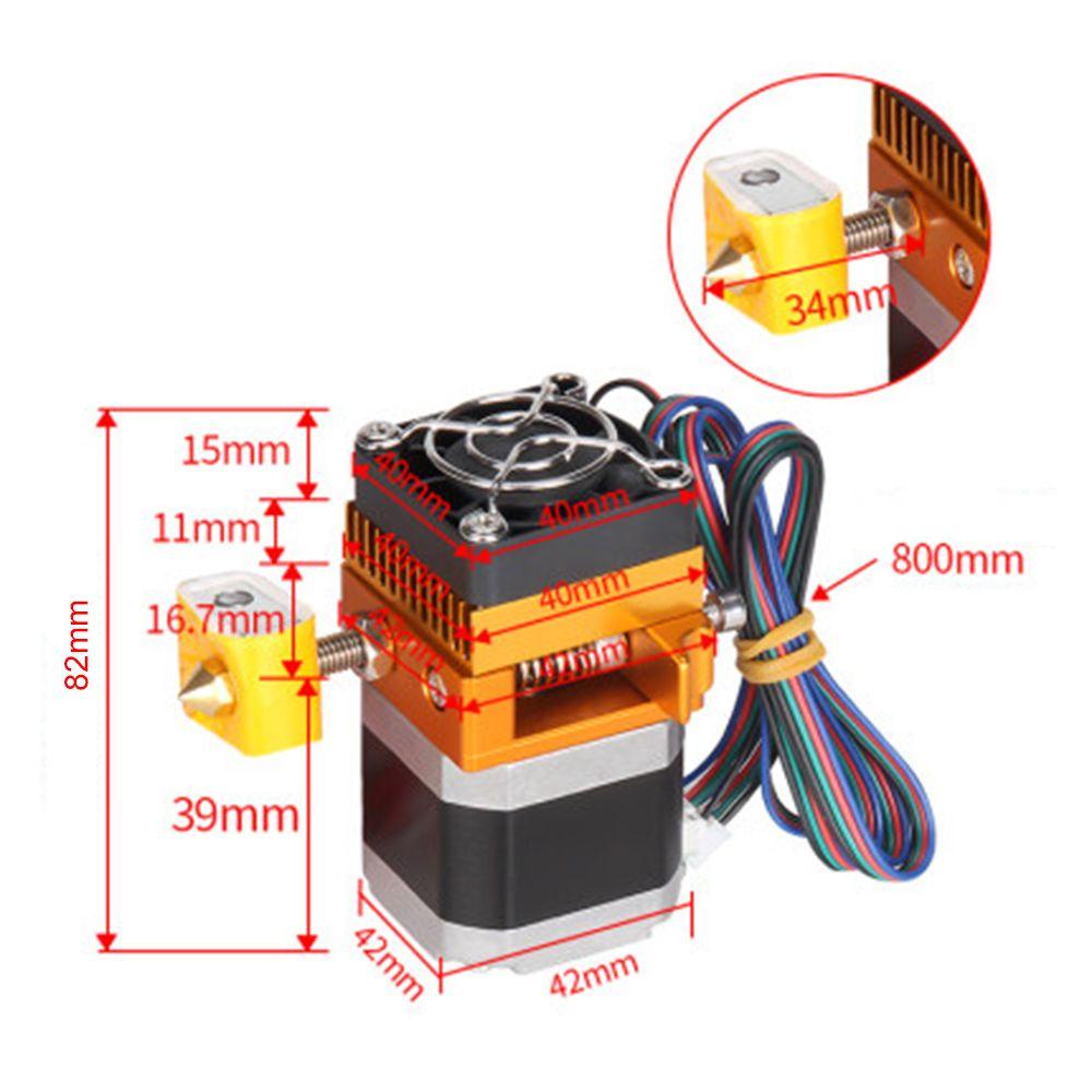 Top MK8 Extruder Profesional Aksesoris Printer 3D Metal Hotend Kit