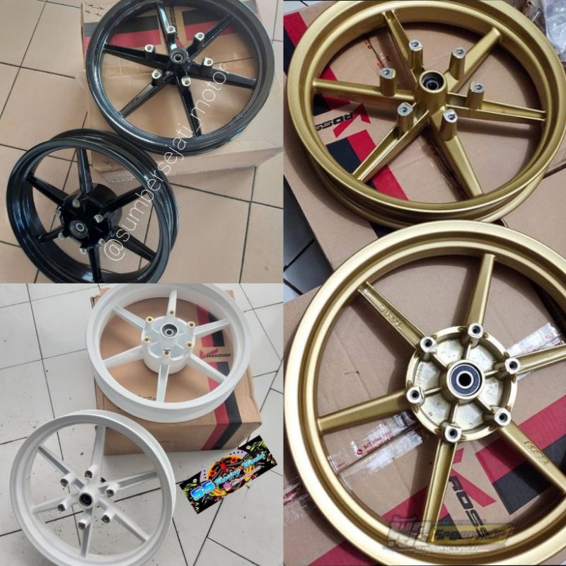 veleg vrossi derix ninja rr palang 6 250 300 gold hitam putih