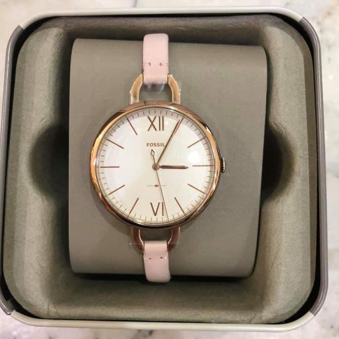 KUALITAS TERBAIK JAM FOSSIL ANNETTE PASTEL PINK ES4356 TERLARIS