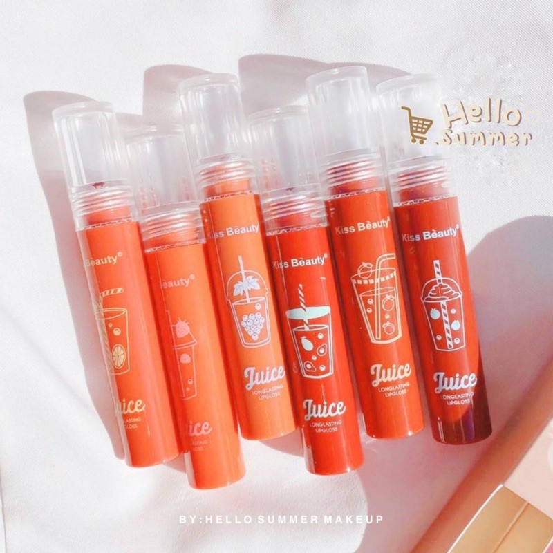 [ORI THAILAND] Drink Water Juice Velvet Matte Lipgloss Longlasting Waterproof